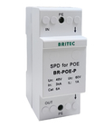BR-POE-P 48V Data Surge Protector cat 6 POE Power Over Ethernet dispositivo di protezione da sovratensioni spd spd rj45 poe