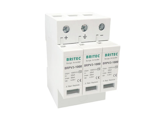 Dispositivo di protezione dell'impulso di CC di protezione contro il fulmine di energia SPD per il sistema fotovoltaico