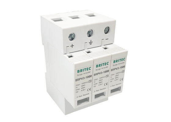 Limitatori di tensione fotovoltaici di potere dello scaricatore SPD di PV del dispositivo di protezione dell'impulso di CC 40kA