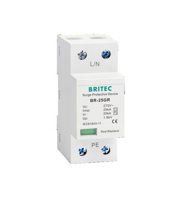Tipo tipo I di Supresor SPD del limitatore di tensione del protettore di impulso di SPD e tipo II di BR-25GR 1P 1P 3p