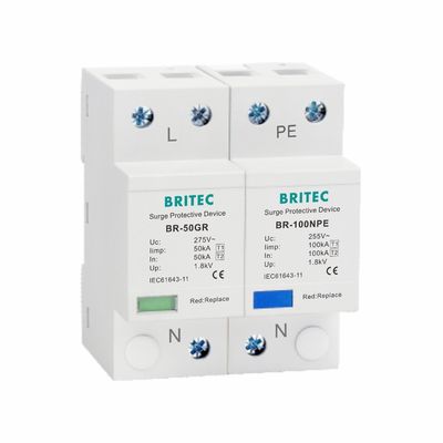 Dispositivo di protezione da sovratensioni OEM Iimp 50kA Clase B Protezione da fulmini
