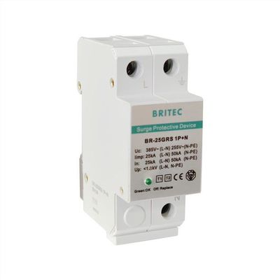 25KA 275V Tipo 1 Protezione da sovratensioni AC Protezione da fulmini BR-25GRS 1+1