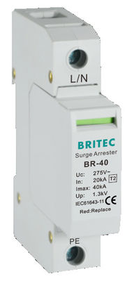 BR-40 3P+1 Protettore contro le sovratensioni Dispositivo di protezione contro i fulmini Protettore contro le sovratensioni da 18 mm