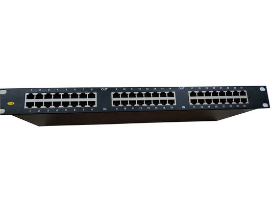Limitatore di tensione del dispositivo di protezione dell'impulso di Ethernet del porto Rj45 di BRRJ45L-4LR 24 Rackmount
