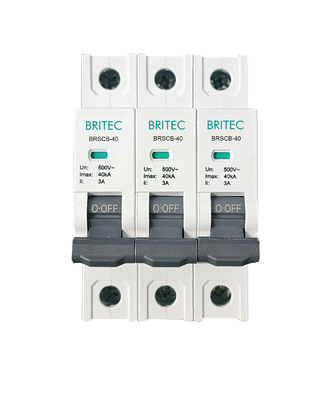 BRSCB-40 3P OEM ODM SPD Dispositivo di protezione da sovratensioni Protezione posteriore Protezione di riserva