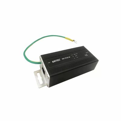 BR-POE-M 48V RJ45 Protezione da sovratensione Ethernet protezione da sovratensione POE Power Over Ethernet protezione da sovratensione dati POE Gigabit 1000mbps Rj45 Ethernet Protezione da sovratensione per esterni Presa di rete industriale Metallo