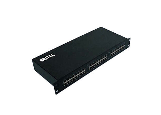 24 protettori di impulso del porto Rj45, dispositivo di protezione contro il fulmine della rete con il supporto di POE