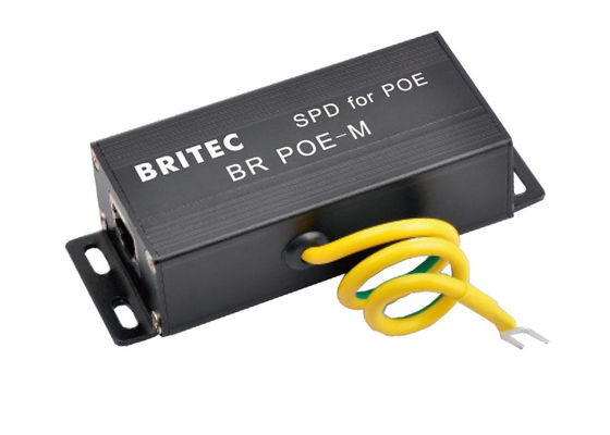 Dispositivo di protezione contro le sovratensioni della rete Ethernet a 48 V SPD Rj45 POE Protezione da fulmini
