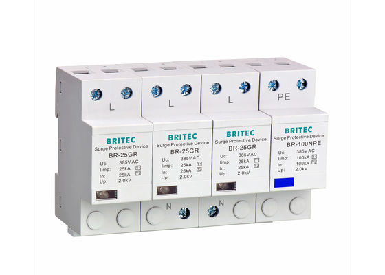 Impulso del relé di massima SPD del modulo del relé di massima del fulmine di tipo 1 protettivo