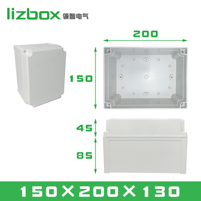TY-8025085 Scatole di connessione elettrica all'aperto ABS Progetto di plastica IP66 Connessione di giunzione Scatola di commutazione