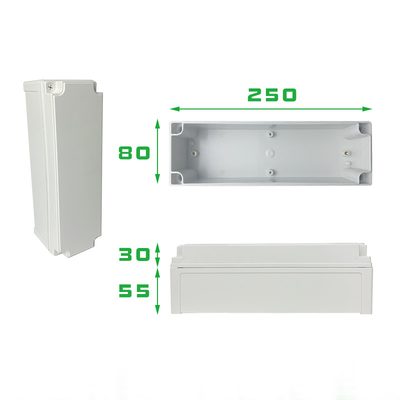 TY-8025085 Scatole di connessione elettrica all'aperto ABS Progetto di plastica IP66 Connessione di giunzione Scatola di commutazione