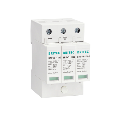 BRPV3-1000-5 T1 50kA DC 1000V 5kA arrester di sovratensioni PV dispositivo di protezione solare contro le sovratensioni t1 t2 dc SPD SPD fotovoltaici