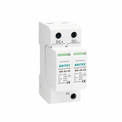 BR-40 48 DC SPD dispositivo di protezione contro le sovratensioni di potenza elettrica 48V arrester sovratensione protettore da tuoni