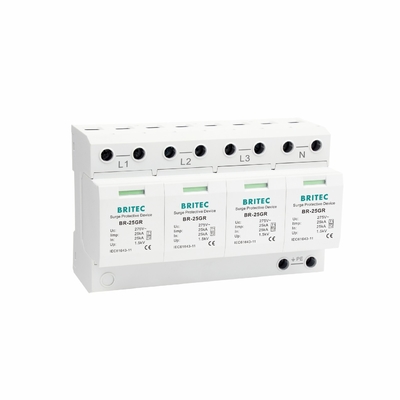 BR-25GR 3P+1 Tipo 1 Dispositivo di protezione contro le sovratensioni SPD Thunder Arrester spark gap spd classe 1 protettore da fulmini