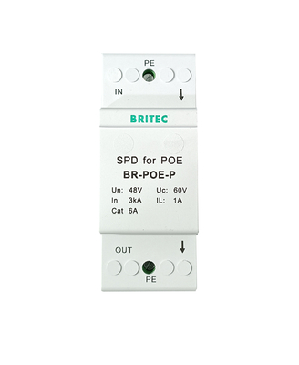 Rete di scaricatori di sovratensione per segnali rj45 protezione da sovratensione POE scaricatore di sovratensione dati spd Cat6 protezione da sovratensione di linea NET 6 PoE