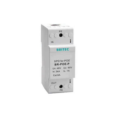 BR-POE-P Signal Surge Arrester Surge Arrester Protezione da surge della rete dati rj45