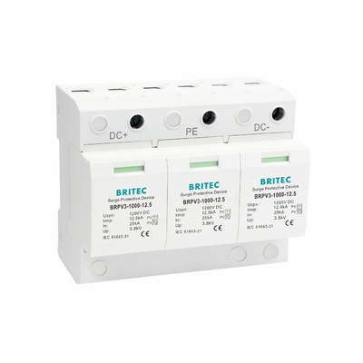 BRPV3-1000-12.5 PV Surge Arrester Protezione del sistema fotovoltaico