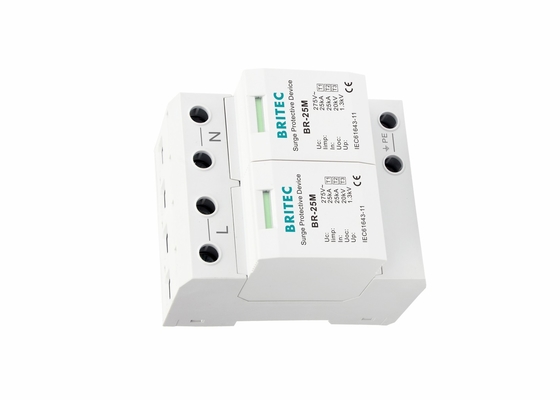 relé di massima della classe I di tipo 1 di monofase 2P di 25kA 275V con il contatto a secco BR-25M 2P