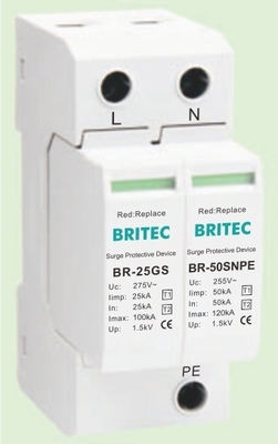 BR-25GS 1+1 spd t1 25ka Protettore da sovratensione Protezione da sovratensione tipo spd