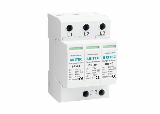 Tipo Pluggable di CA di potere di 40KA 400V - dispositivo di protezione di 2 impulsi