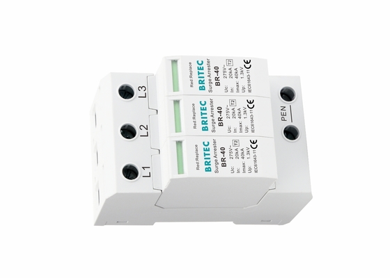 Tipo Pluggable di CA di potere di 40KA 400V - dispositivo di protezione di 2 impulsi