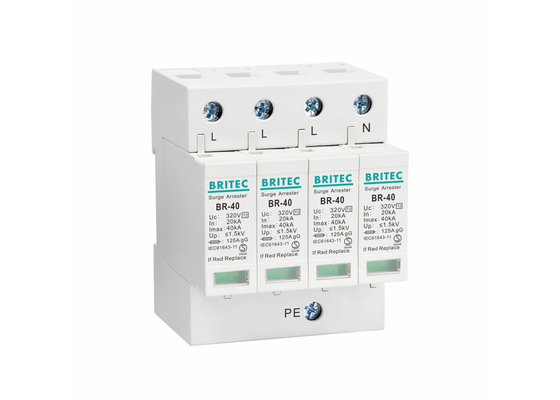 Dispositivo di protezione contro le sovratensioni 40ka AC Over Voltage Lightning Arrester