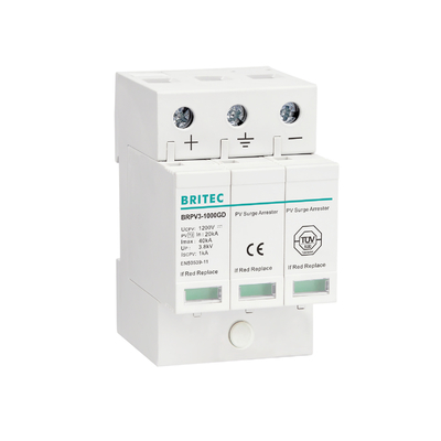 BRPV2-600 Dispositivo di protezione contro le sovratensioni di corrente continua 600V Segnalazione remota arrester di fulmini PV arrester di sovratensioni di corrente solare spd dc600v arrester di sovratensioni di corrente solare