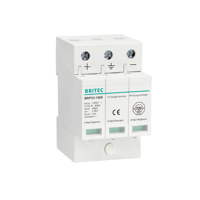BRPV2-600 Dispositivo di protezione contro le sovratensioni di corrente continua 600V Segnalazione remota arrester di fulmini PV arrester di sovratensioni di corrente solare spd dc600v arrester di sovratensioni di corrente solare