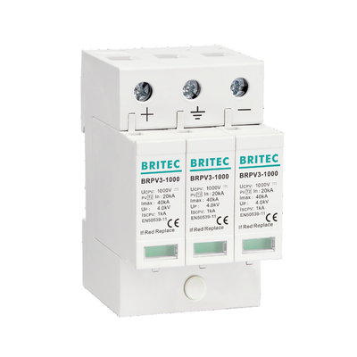 BRPV2-600 2 Mod 600V Fotovoltaico Spd DC Protettore di sovratensione solare spd dc600v arrester di sovratensione