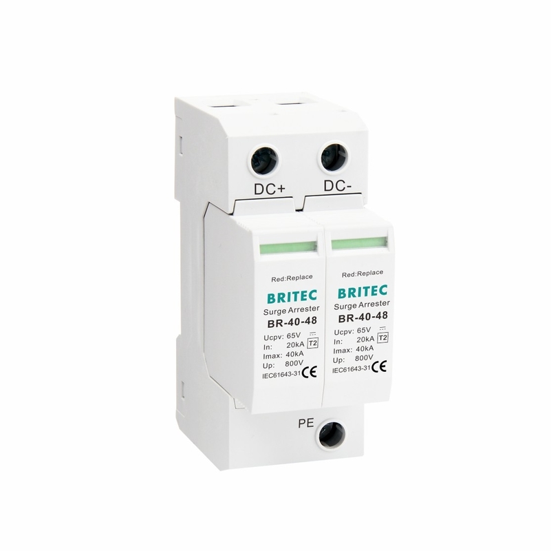 BR-40 48 DC SPD dispositivo di protezione contro le sovratensioni di potenza elettrica 48V arrester sovratensione protettore da tuoni