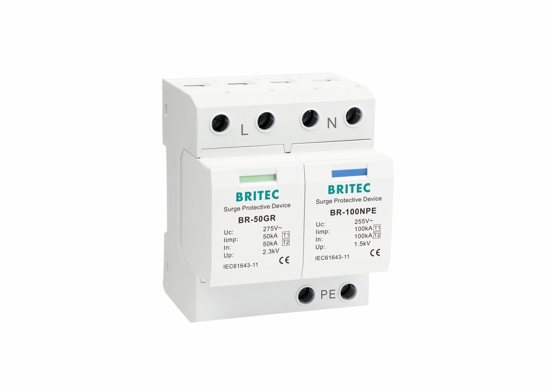 Dispositivo di protezione da sovratensioni di tipo 1 1P+NPE IP20 IEC61643-11