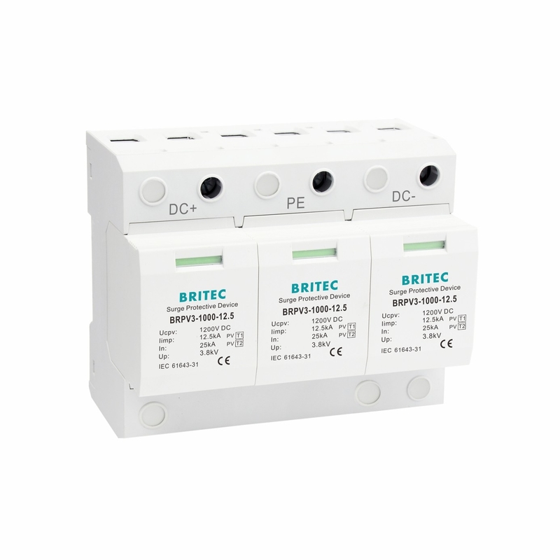 BRPV3-1000-12.5 PV Surge Arrester Protezione del sistema fotovoltaico