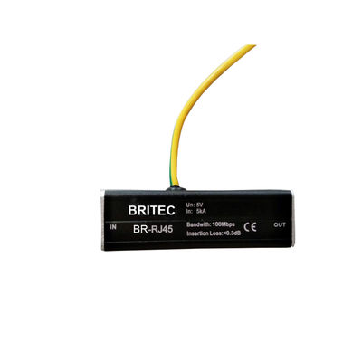 Protezione da sovratensione per rete RJ45 Gigabit Ethernet, SPD per segnale LAN, protezione da sovratensione per linea Cat6 / LAN / compatta / RJ45