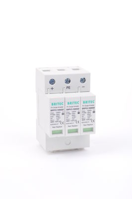 Tipo del GDT 1000V - dispositivo di protezione dell'impulso di CC 2 35 millimetri di SPD solare PV