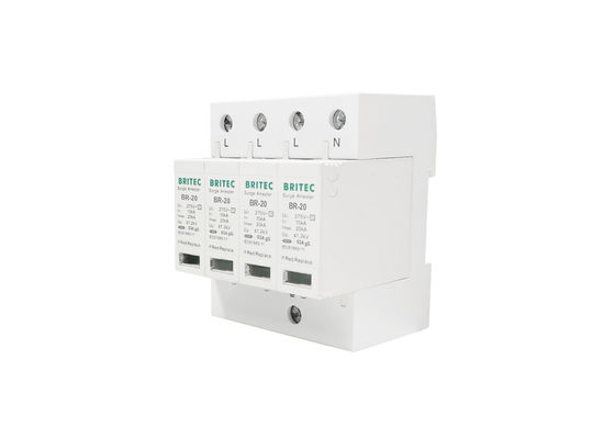 Tipo di CA - alimentazione elettrica del fulmine 2 della prova di impulso trifase 20kA/4P del protettore SPD