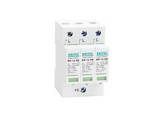 Classe B+C del relé di massima di CA 12.5kA BR-12.5M 275V T1+T2 di BRITEC