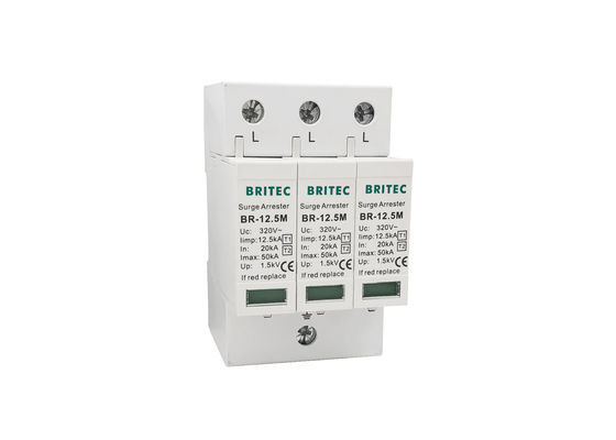 Dispositivo di protezione elettrico dell'impulso di IEC61643-1 320V 12.5kA SPD