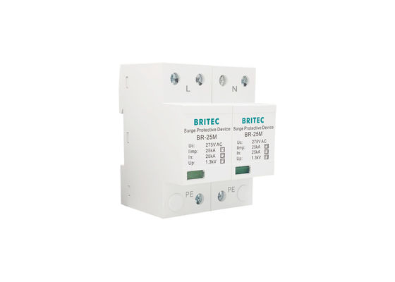 Scaricatore di sovratensione monofase SPD per guida DIN da 25kA 275V con tecnologia MOV