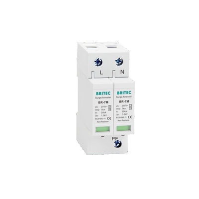 Dispositivo di protezione da sovratensione BR-7M 4P 7ka T1+T2 Scaricatore di fulmini SPD Dispositivi di protezione da sovratensione elettronica protezione da sovratensione