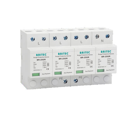 T2 del T1 del limitatore di tensione del dispositivo di protezione dell'impulso di tipo 1 di CA di BR-50GR 275 3P SPD trifase