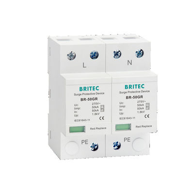 BR-50GR 3P+N Tipo 1 Dispositivo di protezione contro le sovratensioni Classe 1 SPD 50ka