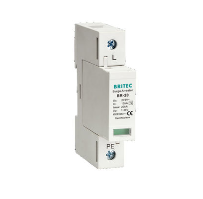 BR-20 3P+1 20kA Dispositivo di protezione da sovratensioni Spd Dispositivo di protezione da sovratensioni per messa a terra Rammoltimento Arrester Protettore da tuoni Protezione da sovratensioni di potenza in tre fasi Protezione da sovratensioni SPD Produttore Dispositivi di protezione da sovratensioni Spd