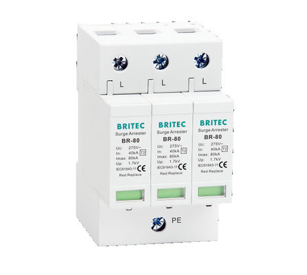 BR-80 2P Dispositivo di protezione da sovratensioni SPD 275v Protezione da sovratensioni da fulmini Protezione da fulmini