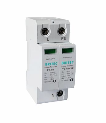 TY-40 3+1 MOV Dispositivo di protezione da sovratensioni di potenza con corrente di scarica di 40kA e contenitore termoplastico UL94-V0