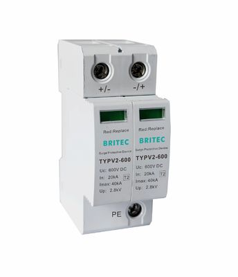 TYPV2 600 Protettore di arresto da sovratensione fotovoltaica di tipo 2 dispositivo di protezione da sovratensione solare a corrente continua spd