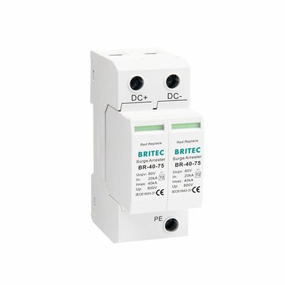 BR-40 48 DC SPD dispositivo di protezione da sovratensioni pv 48V arrester sovratensione protettore da tuoni Surge Arrester Cina