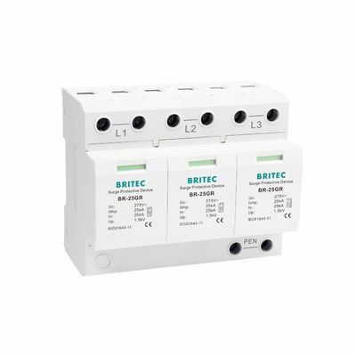 BR-25GR 3P+1 Tipo 1 Dispositivo di protezione da sovratensioni SPD Ableiter Thunder Arrester Spark Arrester gap spd classe 1 Protezione da sovratensioni