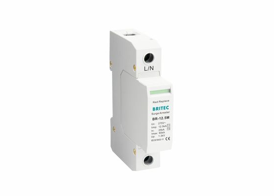 classe bianca 1+2 SPD di CA di tipo 1 +2 di Palo del dispositivo di protezione dell'impulso di potere 320V uno