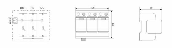 BRPV3-1000-20 Dispositivo di protezione contro le sovratensioni del generatore SPD a corrente continua
