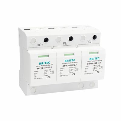 BRPV3-1500-12.5 DC SPD 12.5ka arrester pv 1500V DC SPD protezione contro le sovratensioni t1 t2 dc